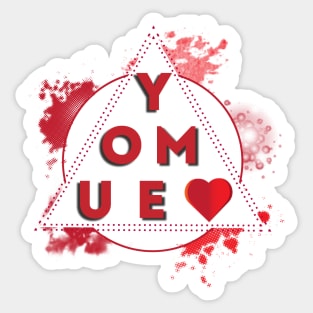 You And Me In Love Sticker